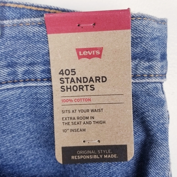 Levi's Men's 405 Standard Denim Jean Shorts NWT - Picture 7 of 9